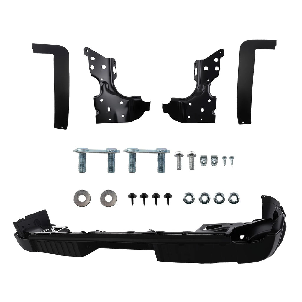 Rear Bumper Assembly for Chevrolet Silverado 1500 (2014–2018) 11722504 Black