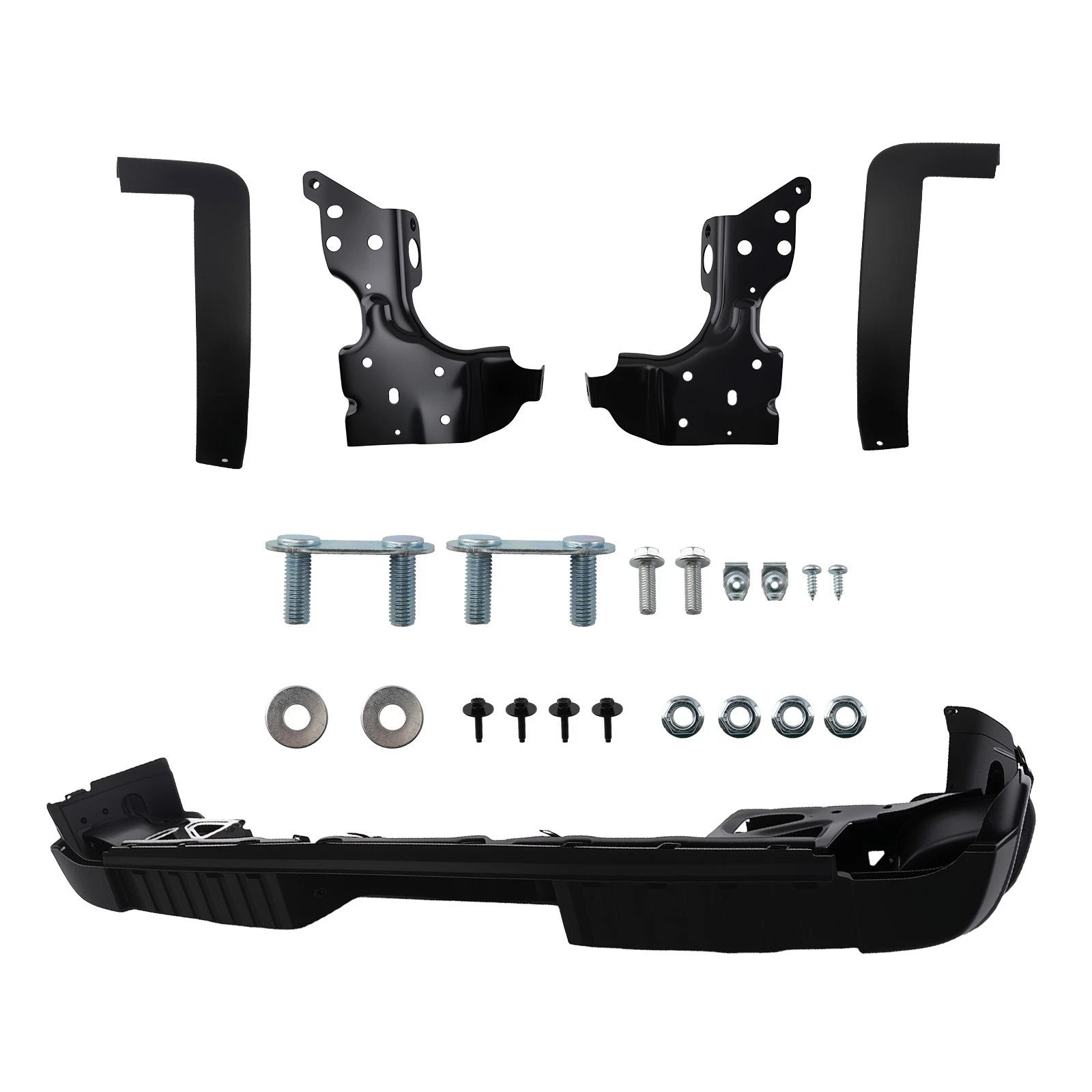 Rear Bumper Assembly for Chevrolet Silverado 1500 (2014–2018) 11722504 Black