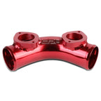 Type RS/RZ/S Turbo Charger 2.5" Blow Off Valve Dual Flange Pipe Red