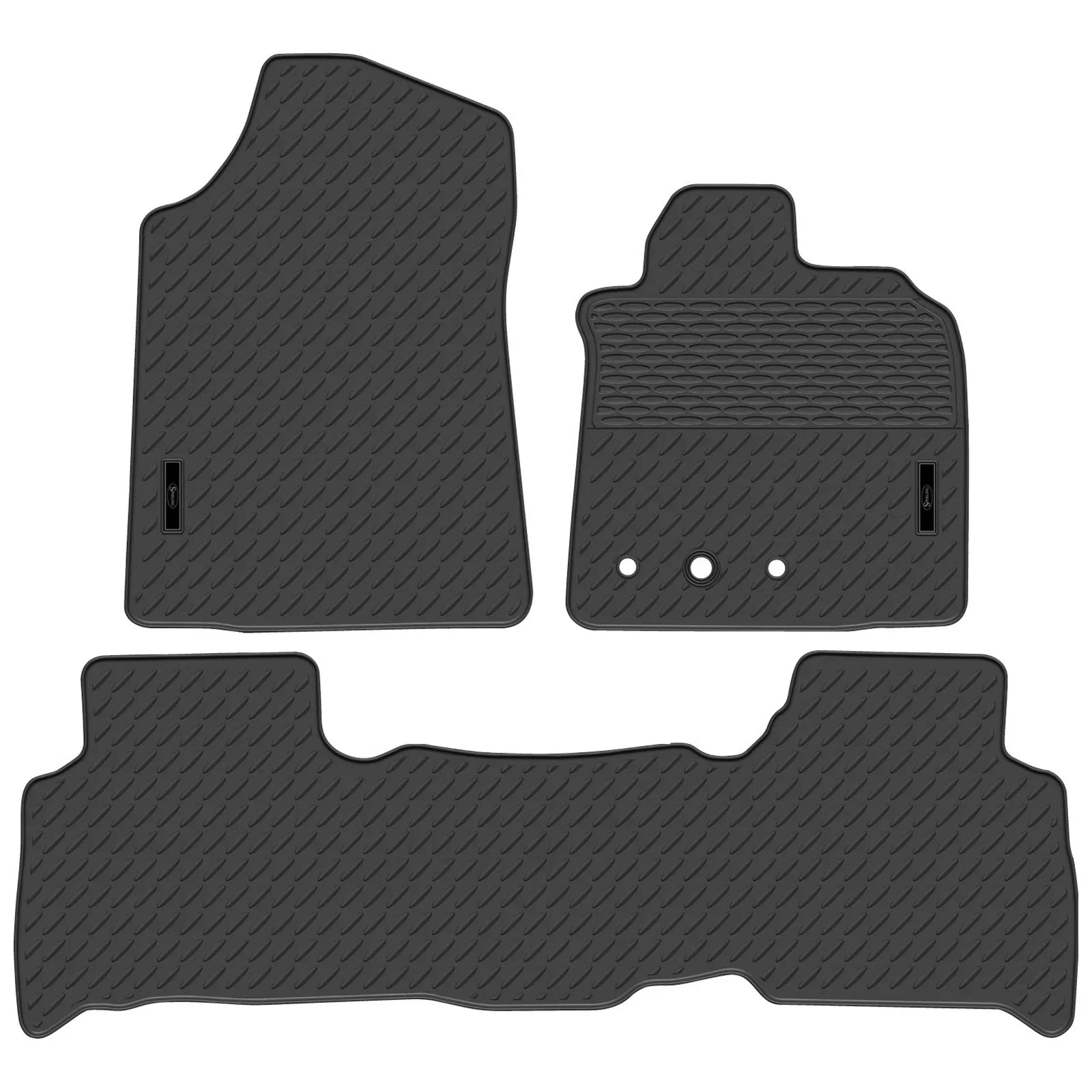 Full Set Moulded Rubber Floor Mats for Landcruiser UZJ200 (2011–2012)
