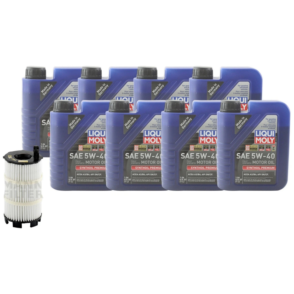Liqui Moly Synthoil Premium 5W-40 Engine Oil Change Kit for A8 Quattro (1994–1999)