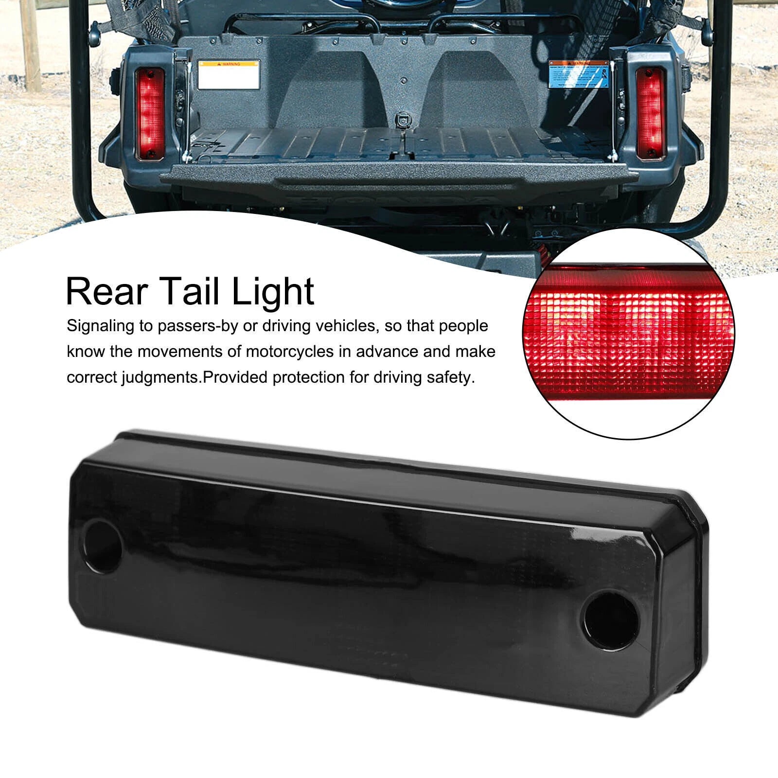 Rear Tail Light Assembly for Honda Pioneer 520 700 1000 (2014–2021) 33700-HL3-A01