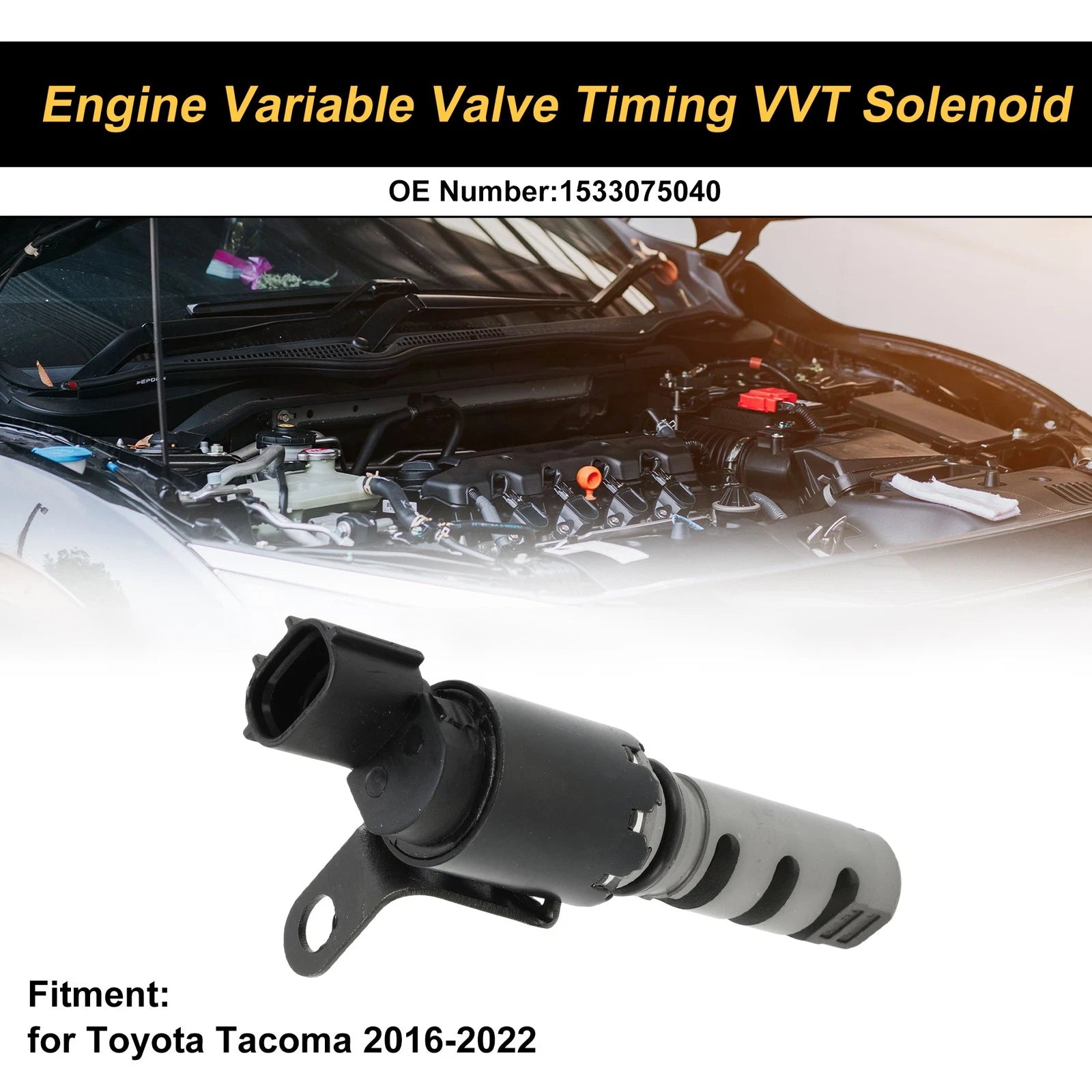 VVT Solenoid for Toyota Tacoma (2016–2022) No. 15330-75040