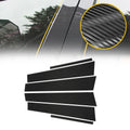 6X Car Pillar Trim Post Covers for Dodge Charger (2011–2021)