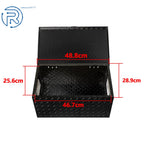 20 Inch Black Aluminum Trailer Chest Box for Pickup