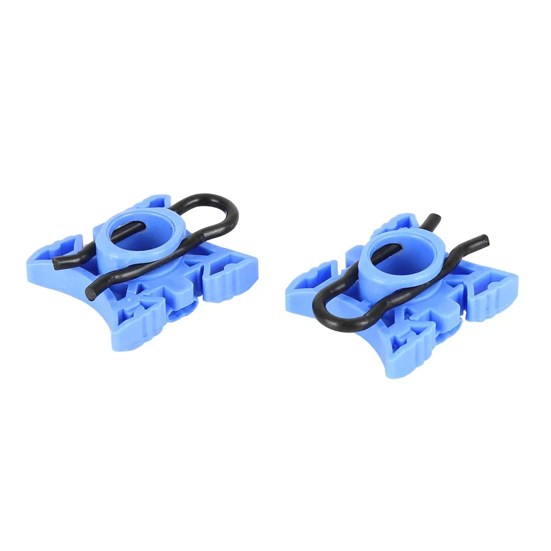 4 x 11.5mm Window Regulator Sliding Pivot Clips Blue for BMW E32 (1986-1994)