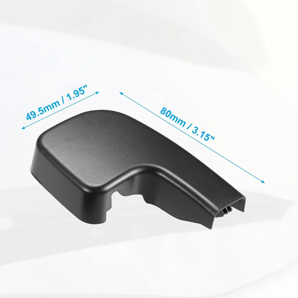 Front Windshield Wiper Arm Nut Cover Cap Black for BMW 335i (2007-2009)