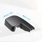 Front Windshield Wiper Arm Nut Cover Cap Black for BMW 335i (2007-2009)