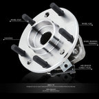 Wheel Bearing & Hub for Isuzu Hombre, Chevy S10, GMC Sonoma (1997–2004)