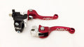 ASV F3 Shorty Brake Clutch Perch Levers Hot Pack Red for YZ 250F 450F 426F (2003–2023)