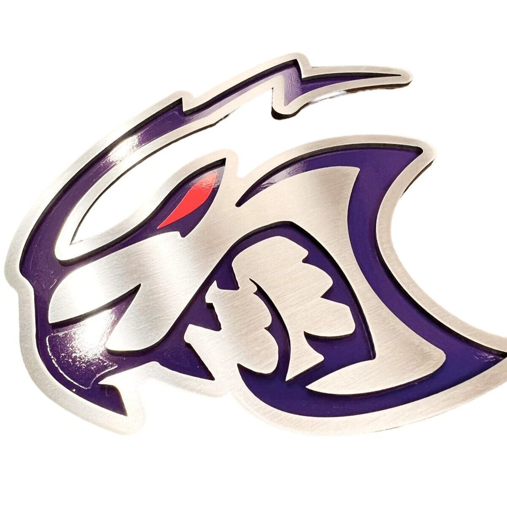 Fender Badge Emblems Stainless Purple Hellcat Redeye for Dodge Challenger (2015–2023)