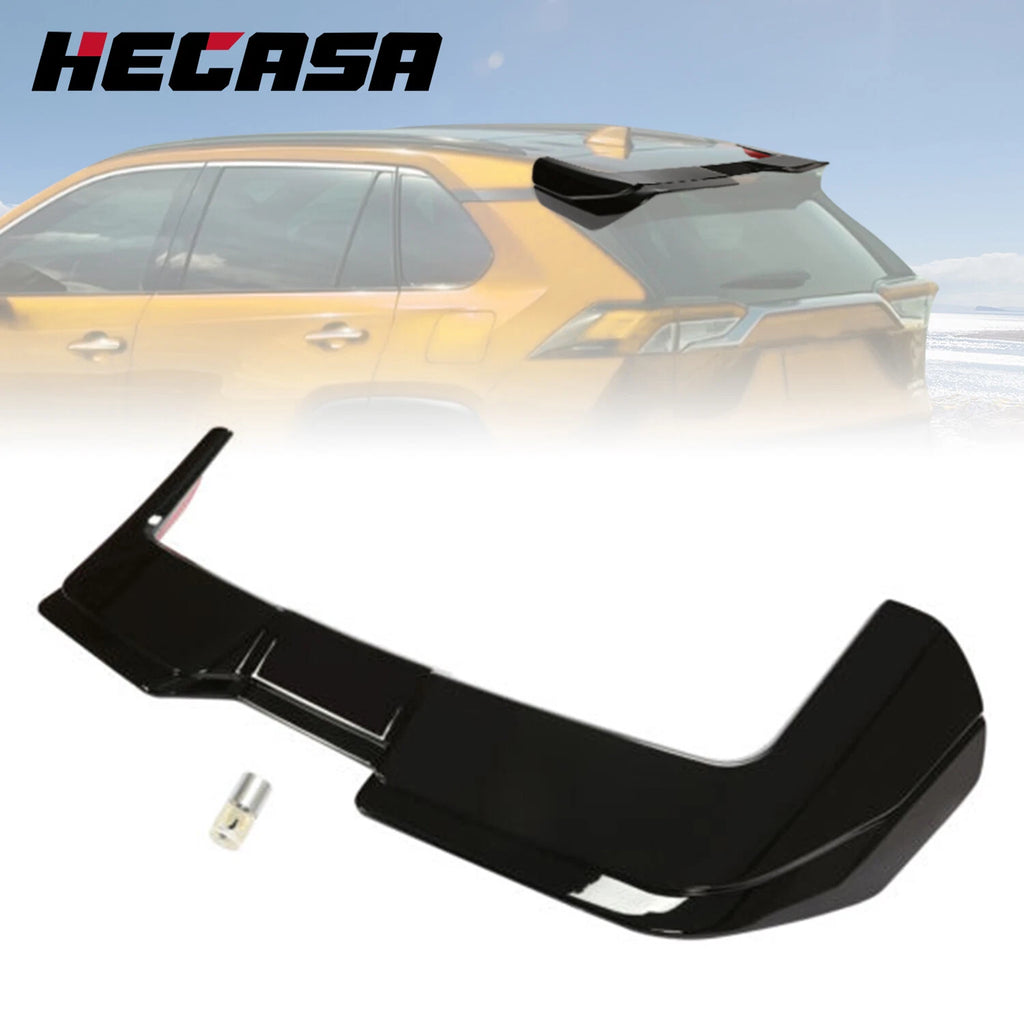 Rear Roof Spoiler for Toyota RAV4 (2019–2023) Glossy Black