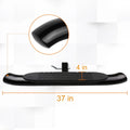 37"x 4" Oval Hitch Step Bar for Trailer Towing (Receiver, Black)