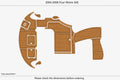 EVA Foam Teak Deck Flooring Pads for Four Winns 348 (2006)