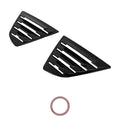 Rear ABS Gloss Black Side Window Louvers Vent for Toyota Camry (2018–2023)