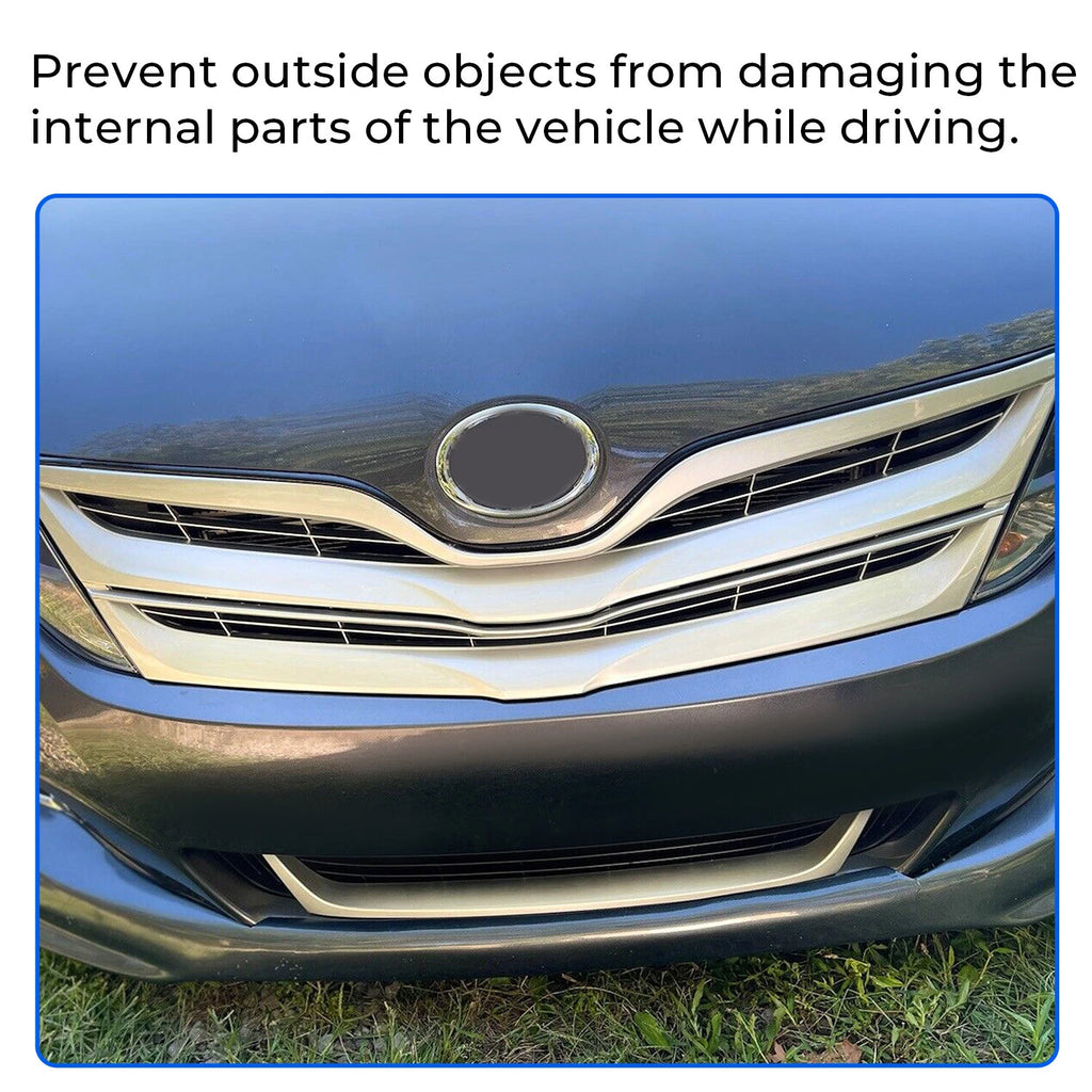 Front Upper Grille for Toyota Venza (2013–2016) Silver Replacement