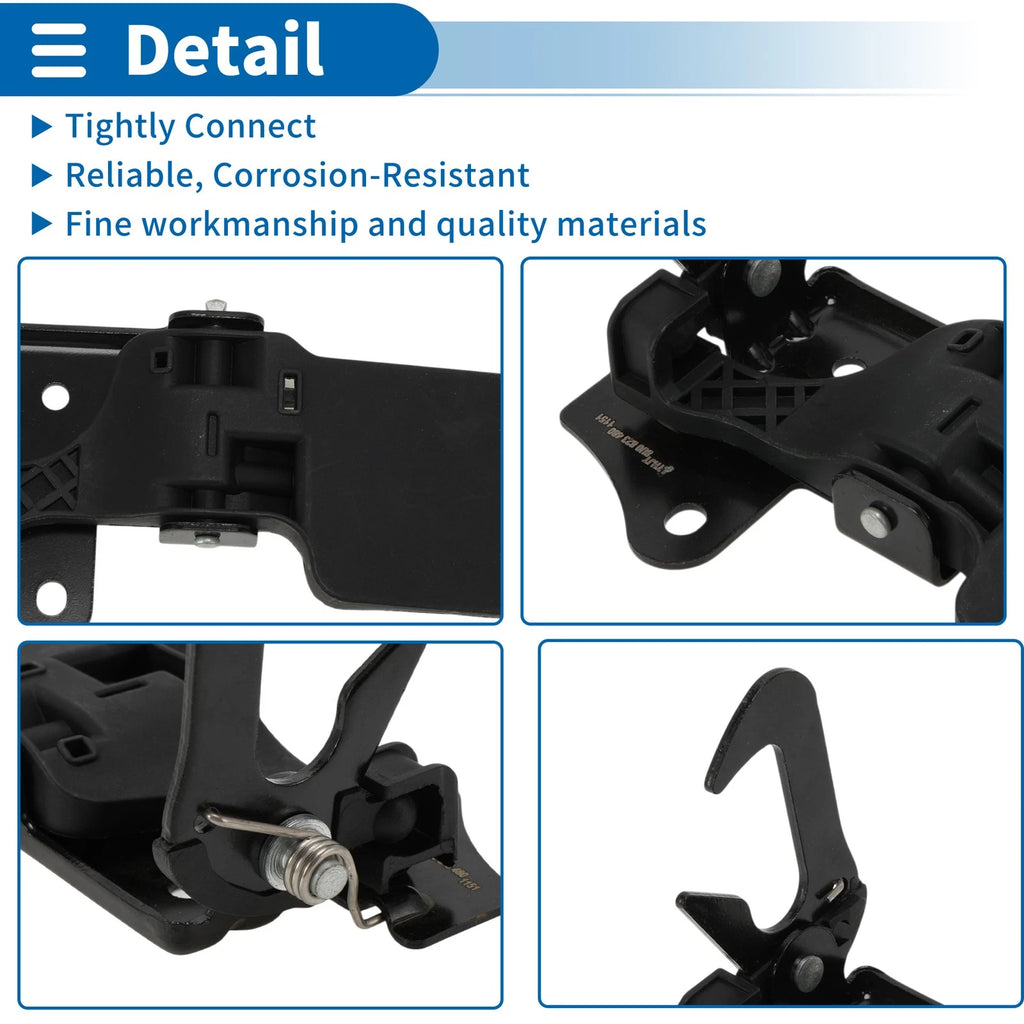 Hood Latch Assembly for Audi Q3 (2012–2018) No. 8U0823480 1 Pcs