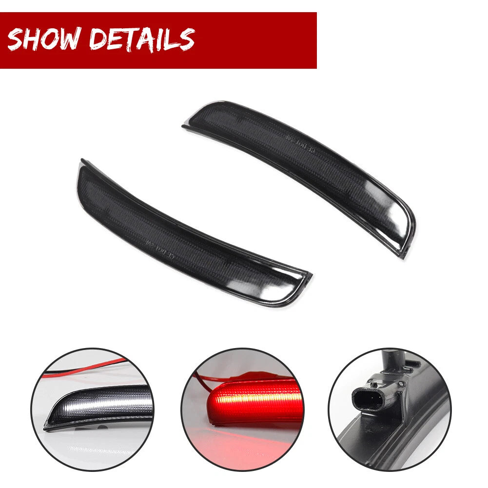 Smoked LED Side Marker Lights for Dodge Charger (2015–2023)