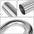 3" 180 Degree Mandrel U-Bend Exhaust Pipe for DIY (Fits )