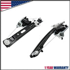Set of 2 Power Window Regulators for BMW E90 E91 325i 328i 330i 335i