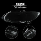 1 Pair Front Headlight Lens Cover PC Shell for BMW M3 (2008-2013)