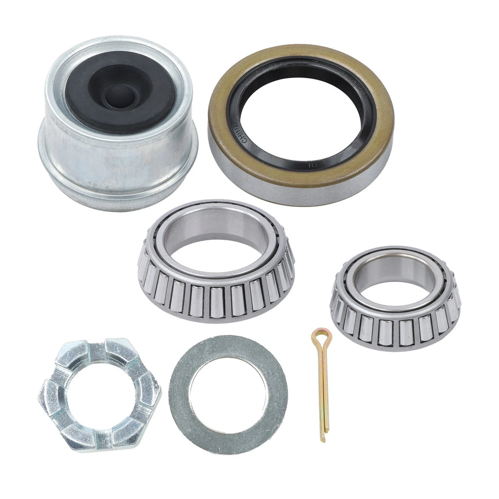 Set of 2 Trailer Axle Kits for 6 on 5.5" (Square #84 Spindle)