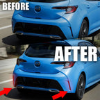 Smoke LED Rear Bumper Reflector Fog Light for Toyota Corolla Hatchback (2019–2025)