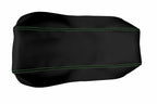 Leather Console Lid Armrest Cover for Jaguar XK XK8 XKR (1997–2006) Green Stitch