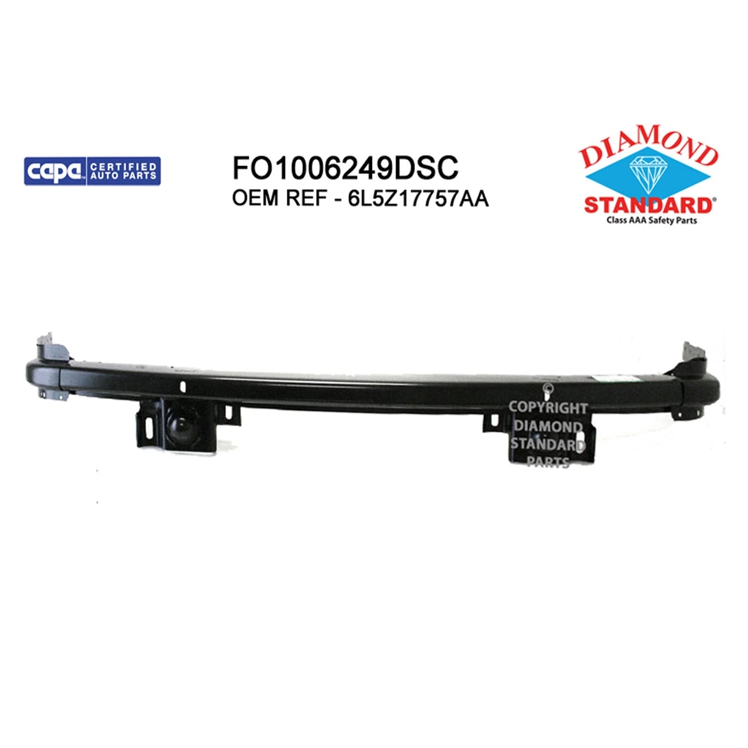 Replacement Steel Front Bumper Impact Bar for Toyota Hilux (2016–2020)