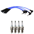 NGK Wire Set & Denso Iridium Spark Plugs Kit for Corolla Nova Tercel (L4)