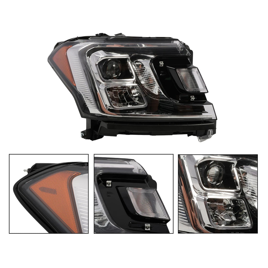 Pair Halogen Headlight Assembly for Ford Expedition (2018–2021)