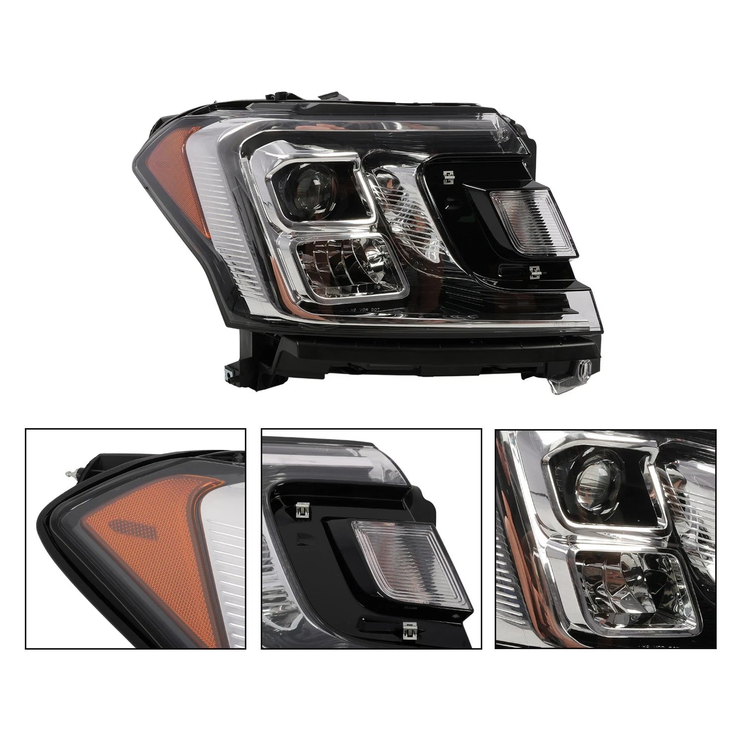 Pair Halogen Headlight Assembly for Ford Expedition (2018–2021)