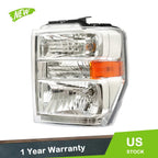 Front Headlamp for Ford E150 E250 E350 E450 (2008–2014) Left Side Clear Lens