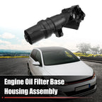 Oil Filter Base Housing Assembly 07K115397D for VW Jetta Golf Beetle (2006–2018)