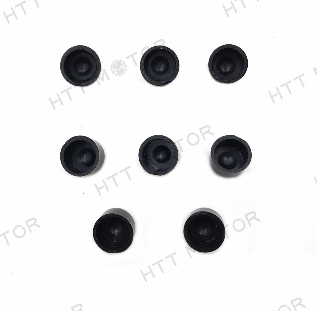 8PCS Black Cap Dress Cover for Harley Touring (1999–2006) Push Rod Tappet Block Bolt
