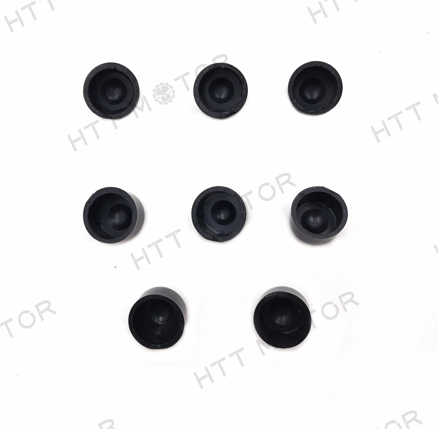 8PCS Black Cap Dress Cover for Harley Touring (1999–2006) Push Rod Tappet Block Bolt