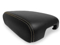 Leather Console Lid Armrest Cover for Infiniti QX60 (2014–2020) Beige Stitch