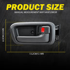 Inside Door Handle Set of 2 for Toyota Tundra (2000–2006) Gray
