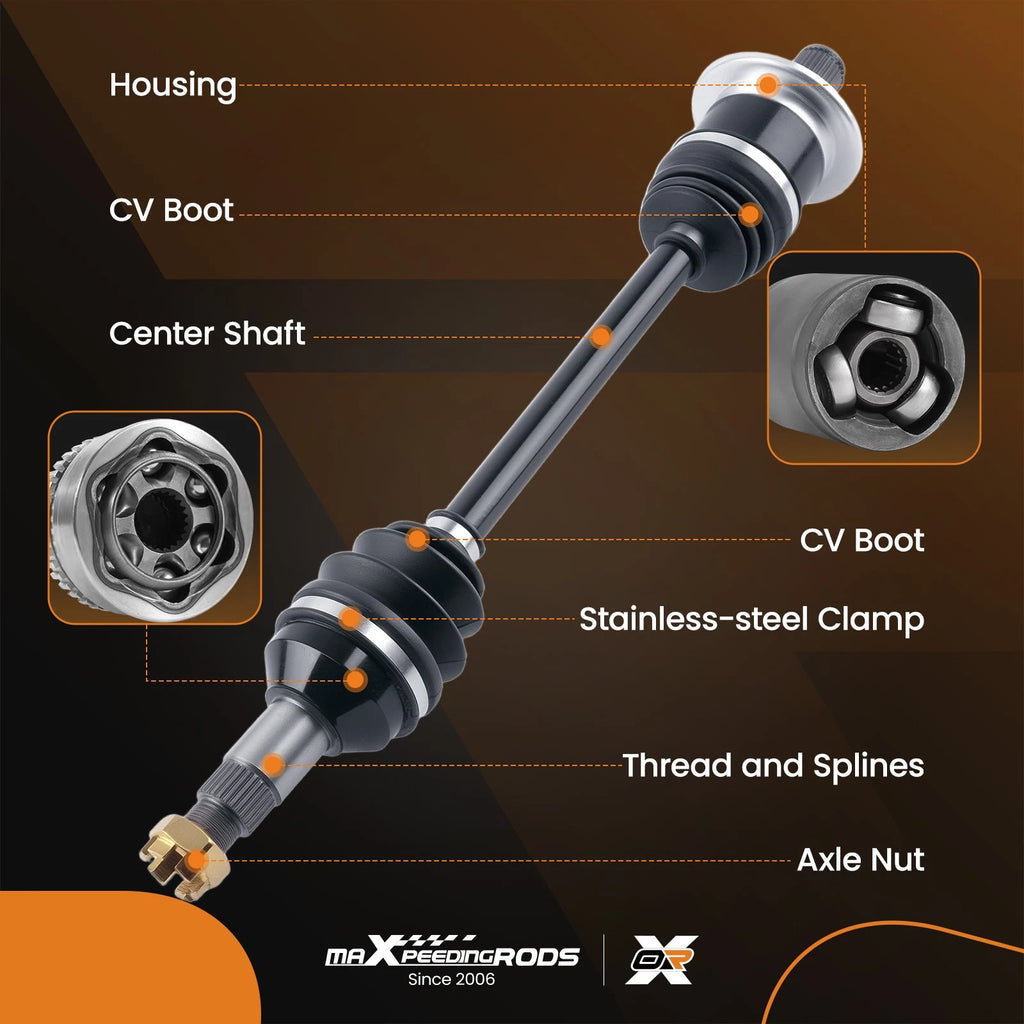 Cv Axle for Arctic Cat 400 500 550 650 700 4x4 (2000–2019)