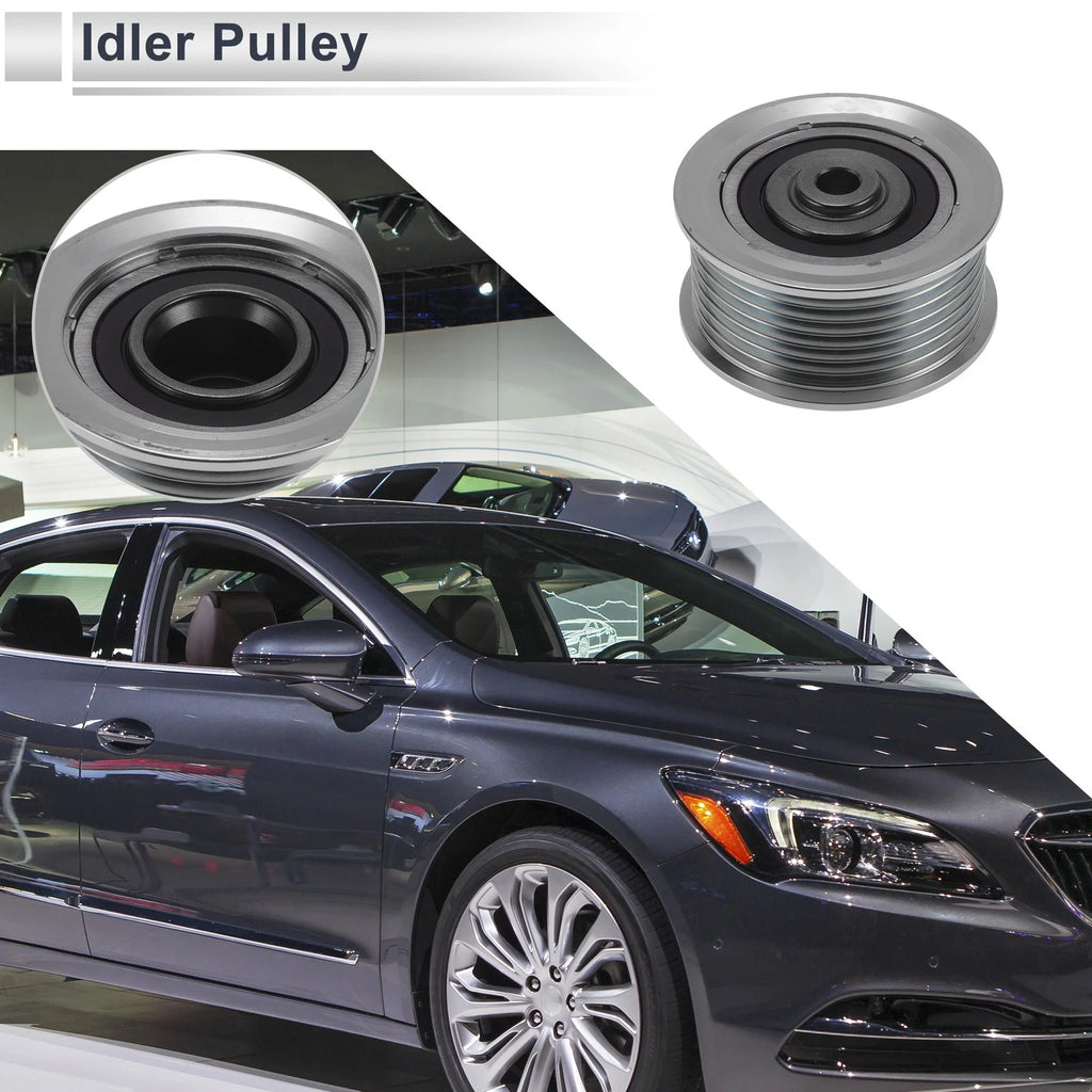Drive Belt Idler Pulley for Buick Lacrosse (2018–2019) No. 12678158 Steel