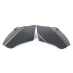 Tan ABS Plastic Saddle Shields for Harley Softail Fatboy (2000-2017)
