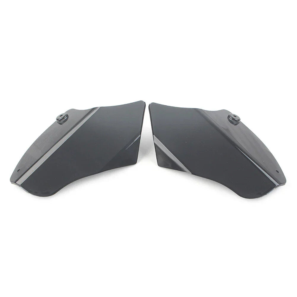 Tan ABS Plastic Saddle Shields for Harley Softail Fatboy (2000-2017)