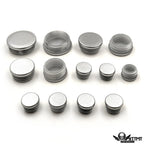 Set of 13 Silver Frame Plugs for BMW R 1200 GS LC Adventure (2014–2019)