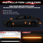 Reflective Warning Strip Tape for Car Truck Bumper (2000-2005)