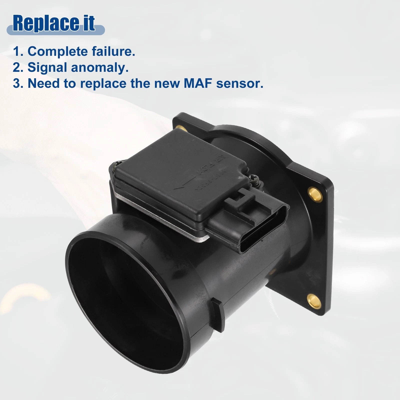 MAF Mass Air Flow Sensor for Ford F150 4.2L V6 (1997–2008) No.F6ZF-12B579-AA