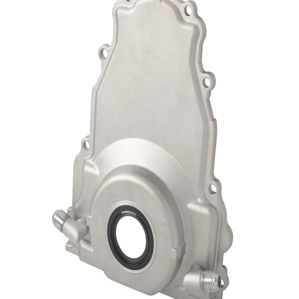 Engine Timing Cover for LS G3 4.8L 5.3L 5.7L 6.0L (with 10AN Turbo Oil Drain)
