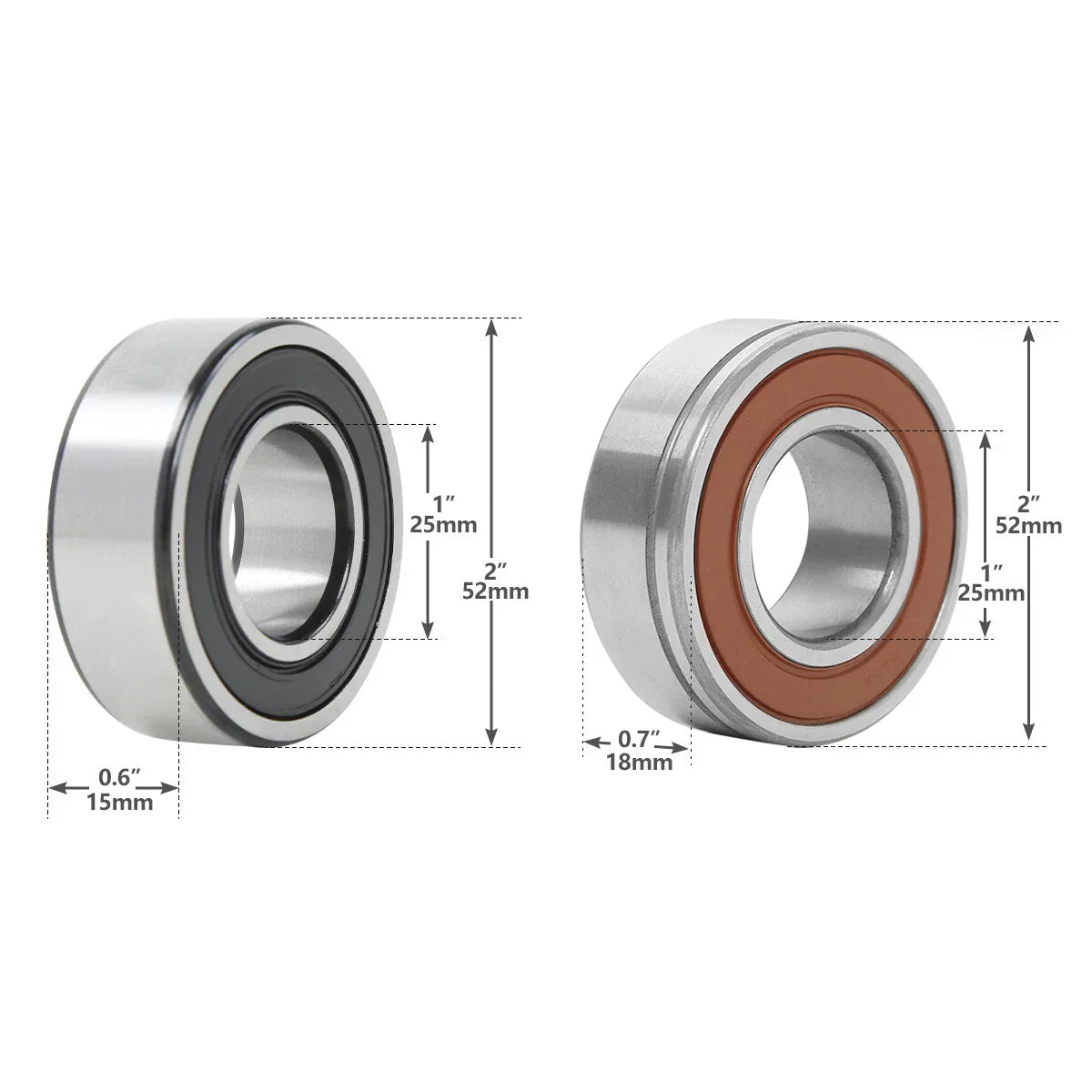 Sealed Ball Bearing for Harley Touring Road King Front Wheel 21''/23'' (2014-2023)