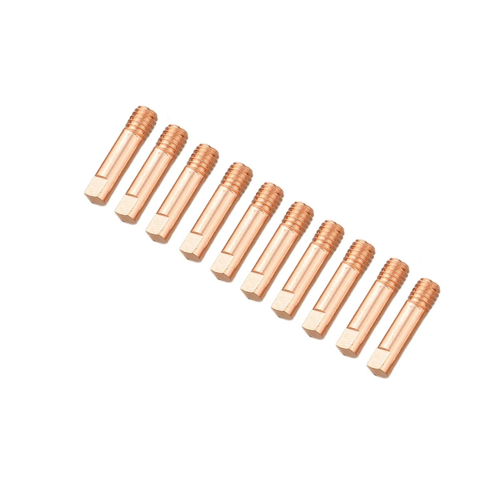 10PCS Copper Contact Tips for MB15, 15AK Torch (0.8mm)