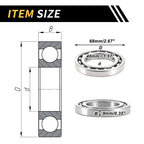 Deep Groove Ball Bearing 40x68x9mm for Scooter Skateboard (1 Pcs)