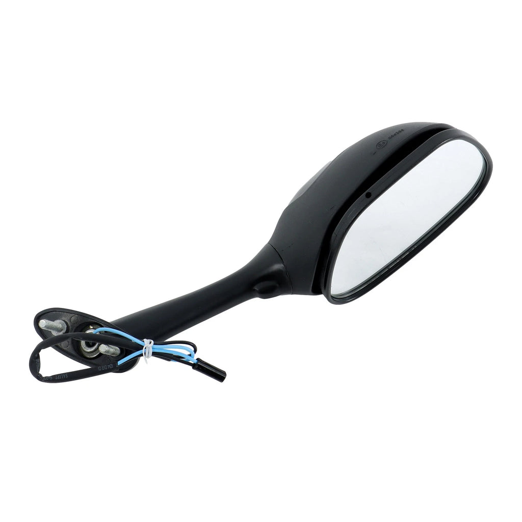 Black Mirrors with Smoke Turn Signals for Suzuki GSXR 600 750 1000 (2005–2015)